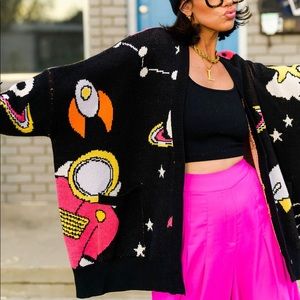 Dressed in LALA Wish You Were Here Oversized Cardigan